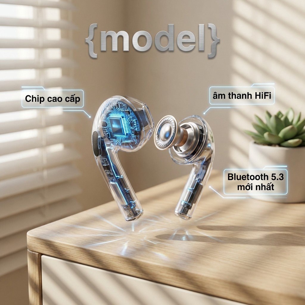 Tai Nghe Bluetooth 5.3 Không Dây PPr4 Tws Hiệu Suất Cao, Chống Nước, Chống Ồn Tuyệt Vời Cho Game Thủ | BigBuy360 - bigbuy360.vn