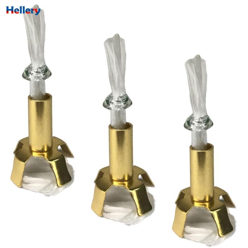 Hellery Oil Lamp Wick Holder Set Candle Tool Metal Stand Candle Wick Holder cho sân vườn Thanh chiếu
