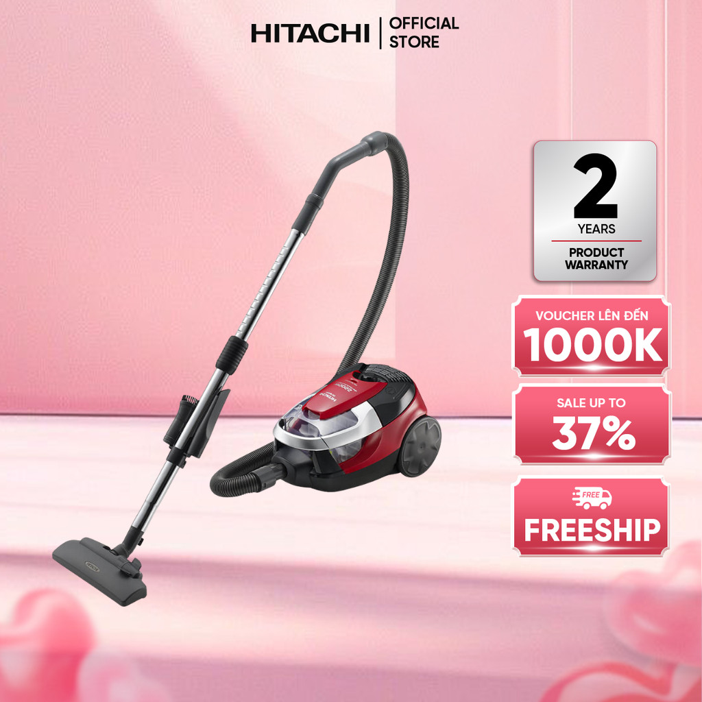 Máy hút bụi không túi Hitachi CV-SE22V 24CV BRE công suất 2200W nhập khẩu Thái Lan, Bảo hành 24 tháng