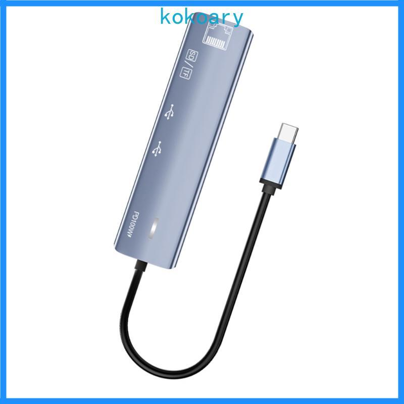 USB to DP Adapters Docking Station Dongle Multiport Type C Hubs with