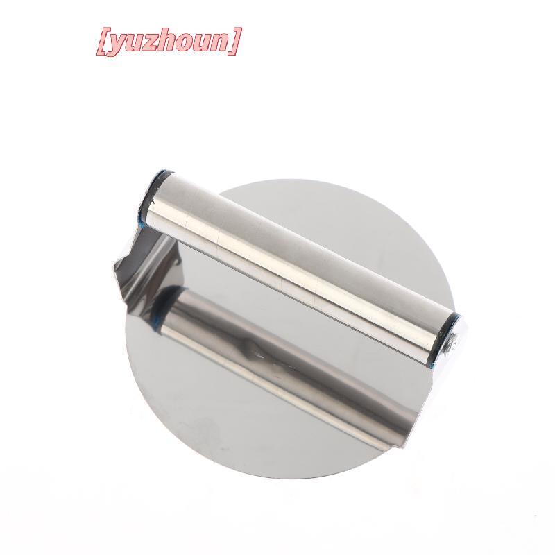 [yuzhoun] Thép không gỉ Smash Burger Press Hamburger Patties Meat Masher Khuôn ép thịt tròn cho các 
