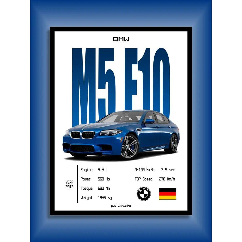 Poster ô tô vải 1 mảnh BMW M5 F10