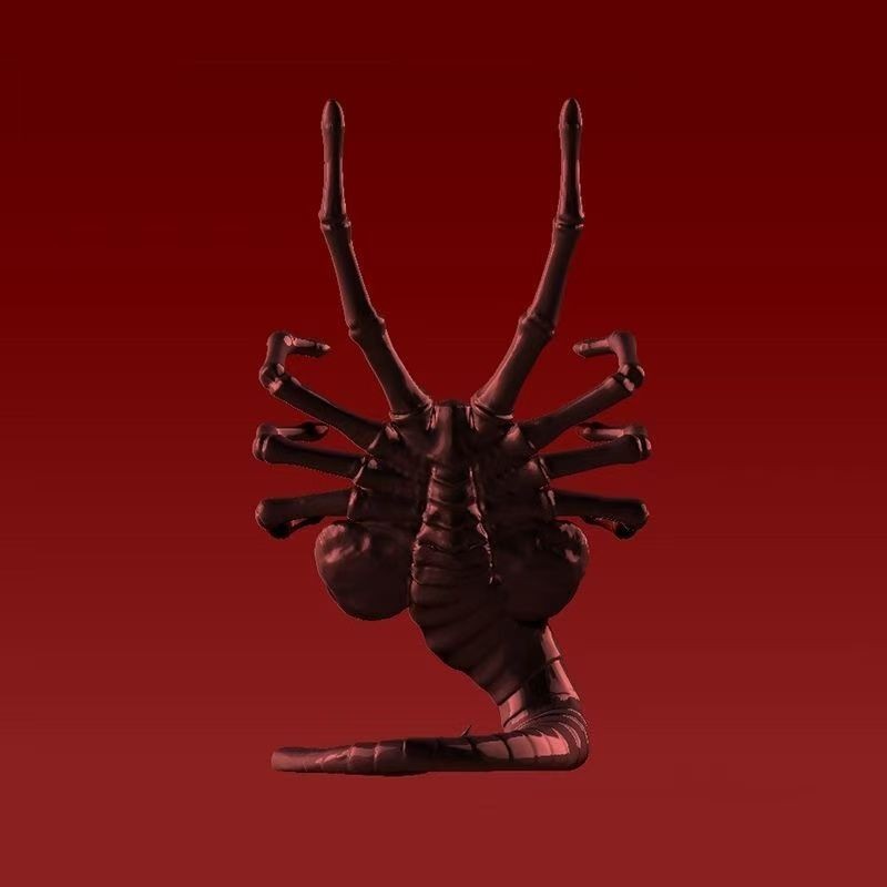 Hình người ngoài hành tinh in 3D, điện thoại di động facehugger h3D