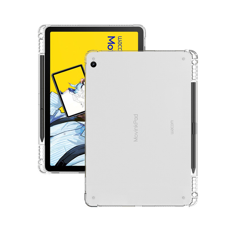 Ốp Mềm TPU Trong Suốt Cho Wacom Movink Pad 11 Vỏ Bảo Vệ Có Khe Cắm Bút