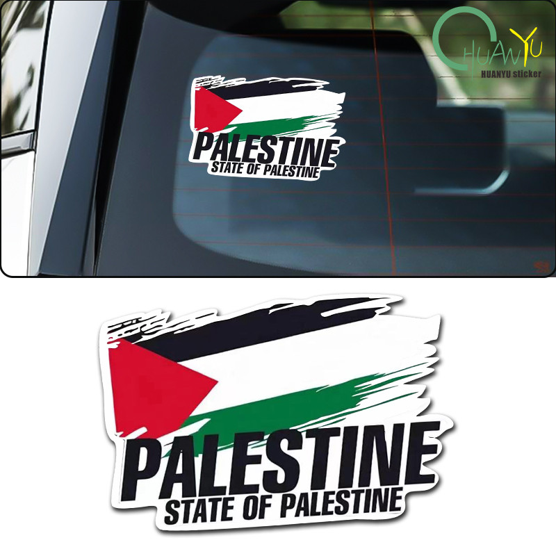 Palestine Cờ Ốp Lưng Dán Xe Máy Đua Cờ Quốc Gia Off Road Decal Thế Giới Hòa Bình Dán