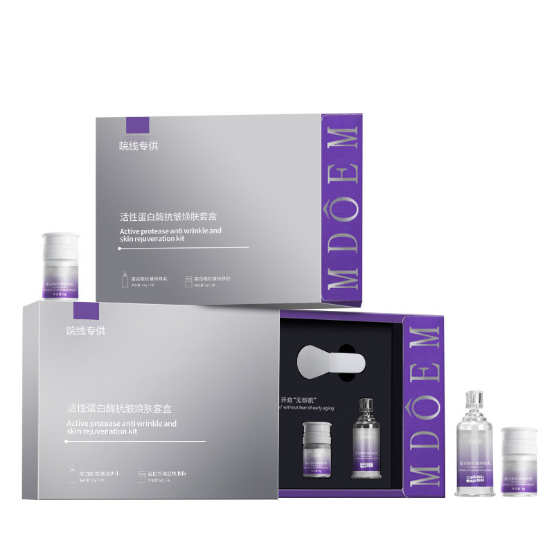 Beauty Salon Oligopeptide Brush Enzyme Bộ sinh học Enzyme Protease Chăm sóc da mặt Làm sạch lỗ chân 