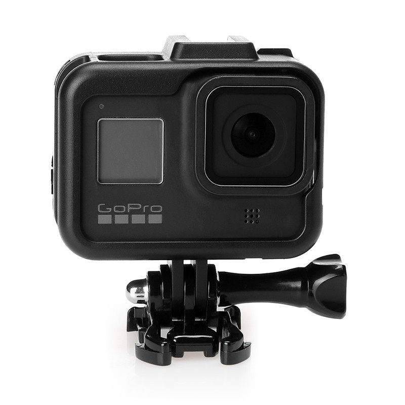 Thích hợp cho GoPro 8 Frame hero8 Camera Side Mở Nhựa Sạc Bảo Vệ Với Giày Nóng gopro8 Phụ Kiện