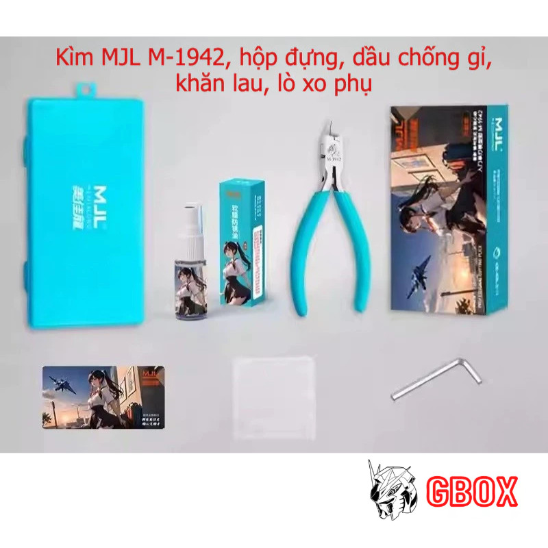 Kìm 1 lưỡi MJL M-1942 MEIJIALONG chuyên dùng cắt nhựa dụng cụ lắp ráp mô hình gundam gunpla kềm sắc 