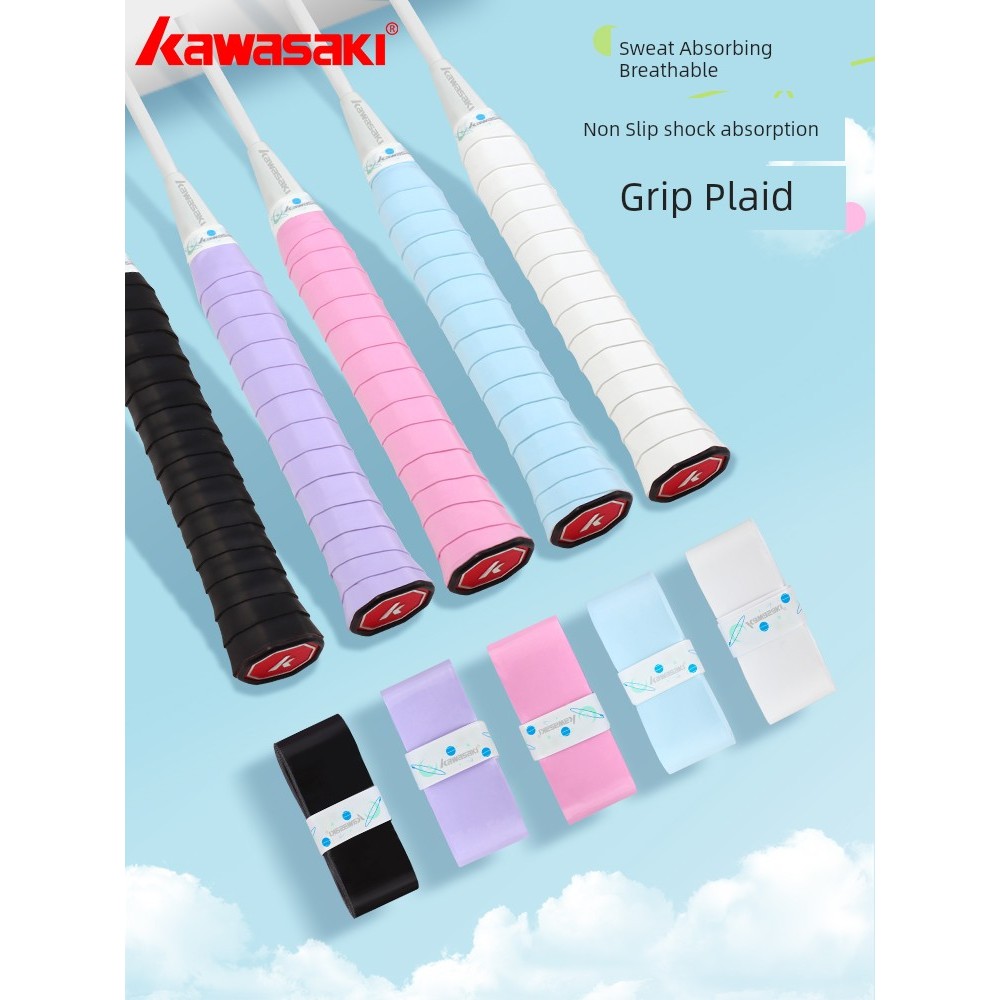 quấn cán vợt quấn cán vợt cầu lông yonex Kawasaki Kawasaki Vợt Cầu Lông Tay Keo Hút Mồ Hôi Băng Dính