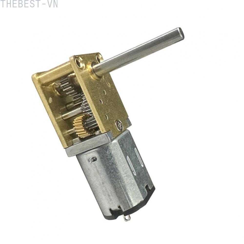 [Thebest]DC Worm Gear Motor 3V/6V/12V Compatible Low-speed Operation Worm Gear Reduction