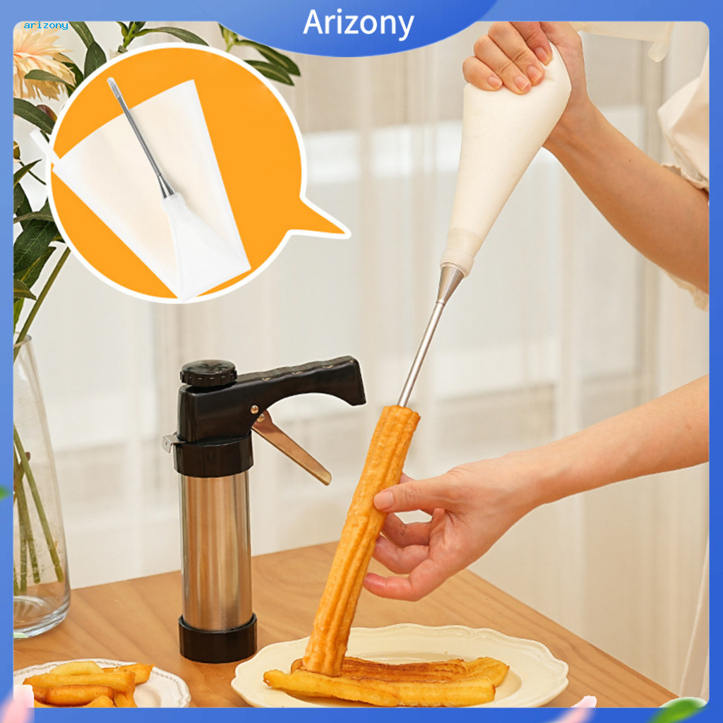 《 penstok 》 Máy làm Churros Bộ dụng cụ làm Churros Máy làm Churros Thép không gỉ có đầu ống Túi đựng