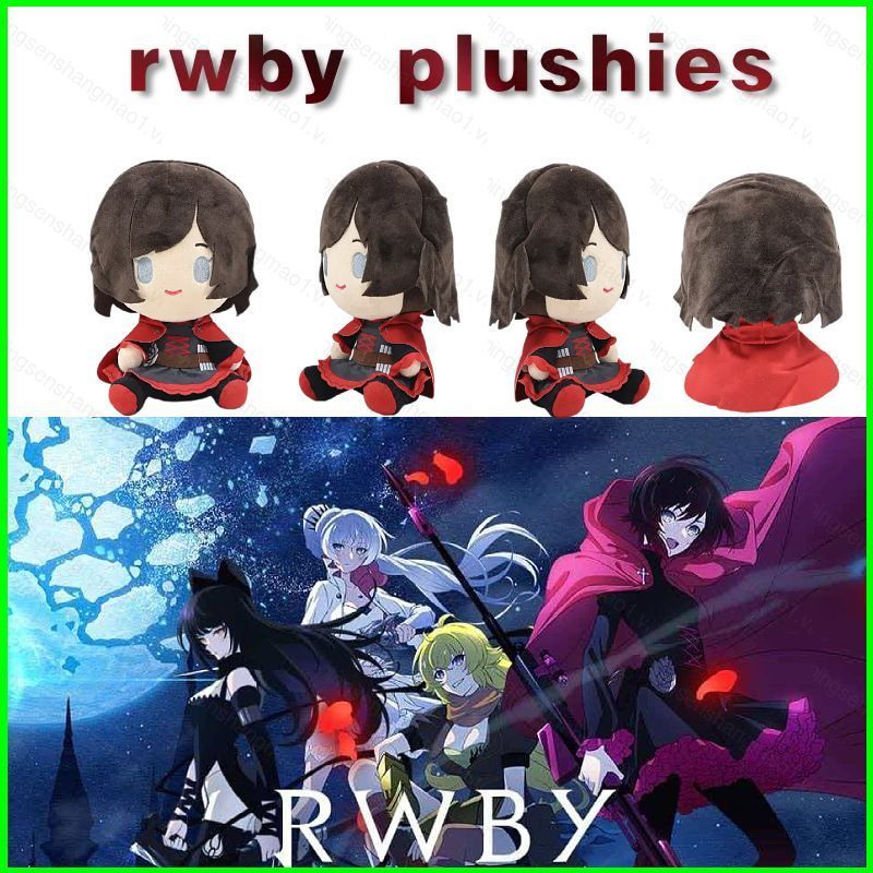 PS1 RWBY Ruby Rose Plushie Anime Ngoại Vi Mềm Mại Sang Trọng Búp Bê SP1