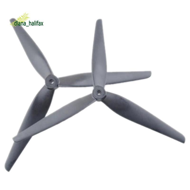 1 Cặp Cánh Quạt 10inch 10X4.5X3 3 Lưỡi CCW + CW Cánh Quạt Cho RC FPV Drone DIY Phần