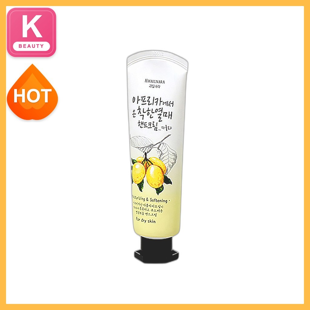 [daiso] Kem dưỡng tay Marula Fruit Land Châu Phi, 80ml, 1pc / Kem tay Hàn Quốc / Dầu Marula Châu Phi