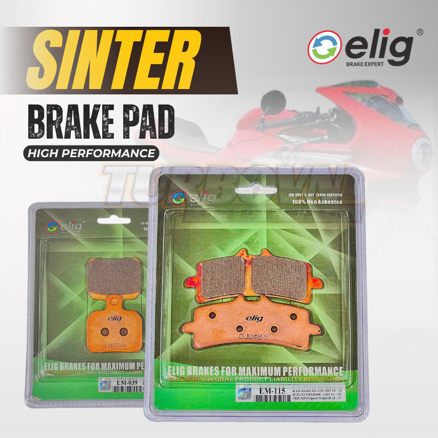 BỐ THẮNG ELIG SINTER MV-AGUSTA 800 SUPERVELOCE 2019-2022 ( T-115, S-039 )