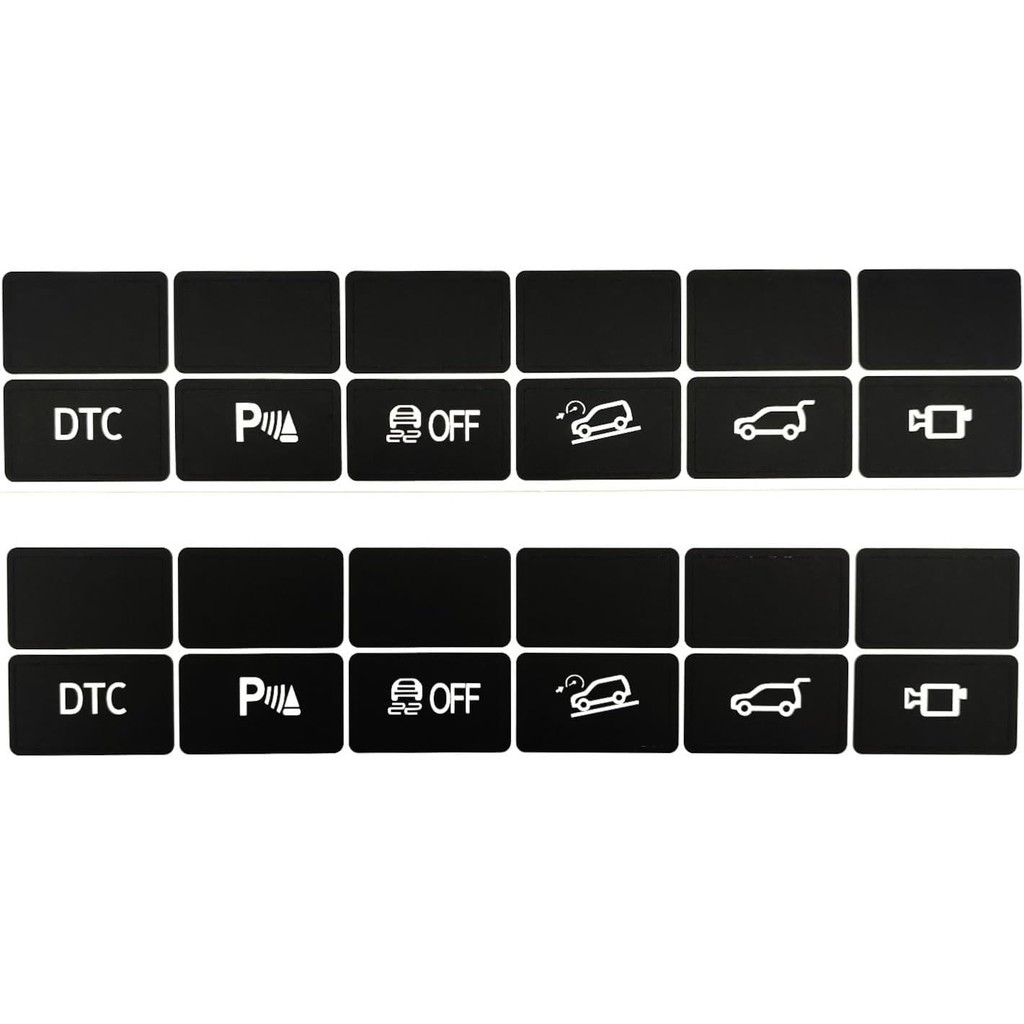 DTC Nút Lực Kéo Dán Dash Bảng Điều Khiển Sửa Chữa Đề Can Tương Thích Với BMW X5 2007-2013