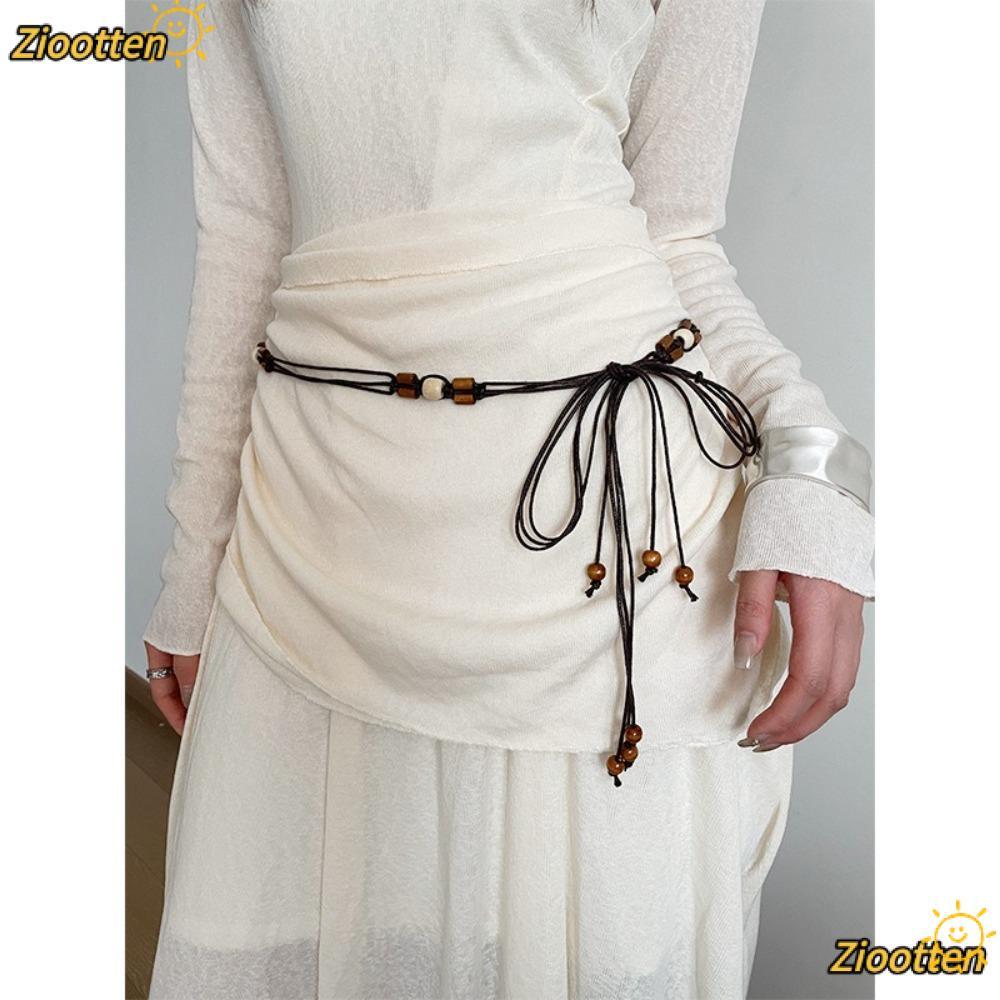 Thắt lưng Bohemian ZIOOTTEN style Y2K vintage, phù hợp với váy bohemian