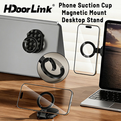 HdoorLink Hút Cốc Điện Thoại Gắn Cho Điện Thoại Từ Tính Cầm Silicon Hút Điện Thoại Cho IOS Samsung Di Động Cầm Giữ