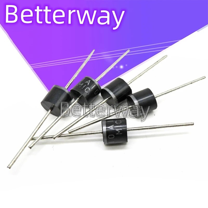 20 Chiếc 10A10 R-6 Điện Trục Chỉnh Lưu Diode 10A 1000V 10a10 Mới betterway
