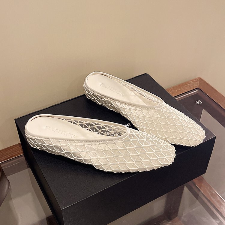 Hàng sẵn có Size Lớn 35-42 Size Dép lưới nữ Baotou Dép Dép nâng cao Giày nữ