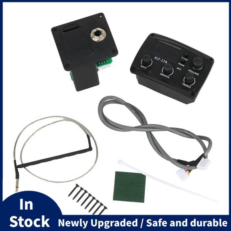 Acoustic Guitar EQ Preamp với Digital Procedding Tuner 3 Band EQ Equalizer với Tuner Guitar Pickup