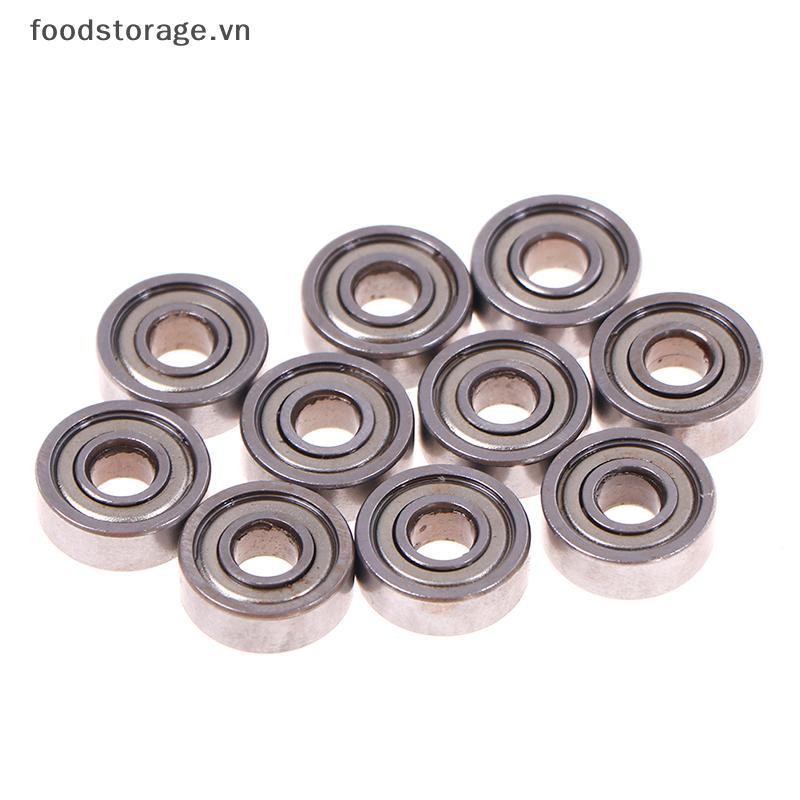 FS 10 chiếc 5 * 14 * 5mm rãnh sâu hình cầu thép carbon thu nhỏ vòng bi 605ZZ VN