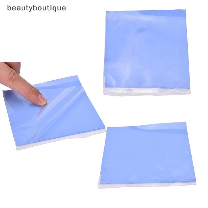 Beautyboutique] Tấm tản nhiệt CPU GPU màu xanh làm mát Tấm silicon dẫn nhiệt 100mmx100mmx2mm MỚI