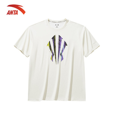 [ANTA x Kyrie Irving] Áo Thun Ngắn Tay Áo Bóng Rổ KAI Ice Silk, Unisex, Kiểu Dáng Rộng Rãi 1726B1109