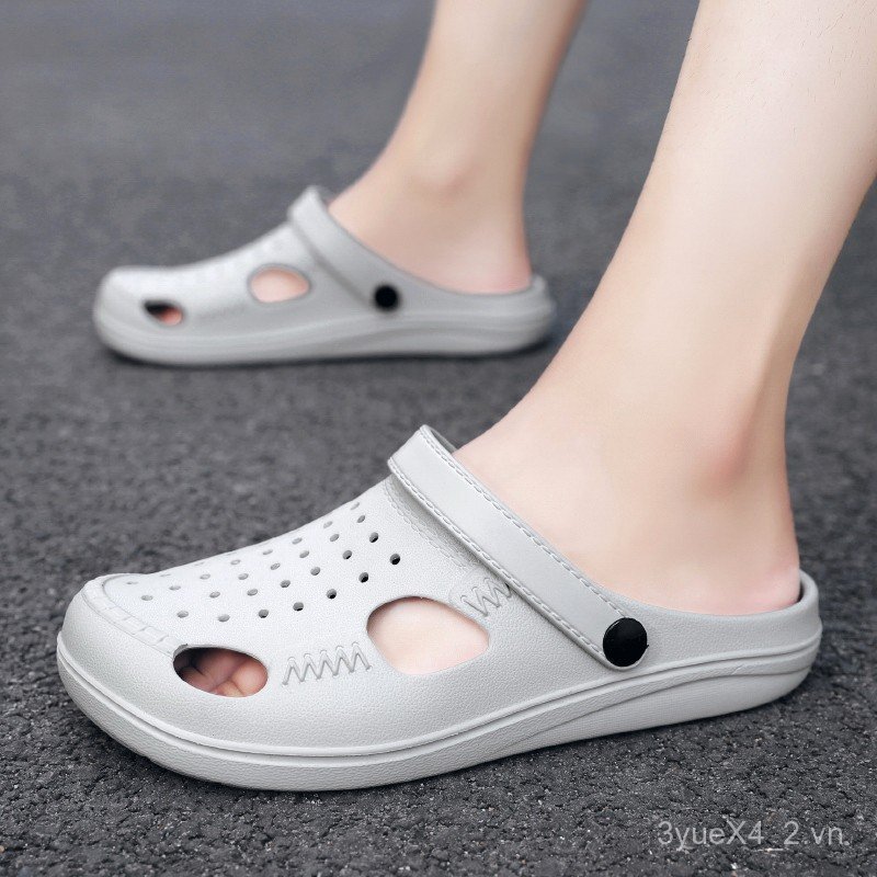 Giày Nam Fuyuan Giày Lỗ Đi Biển Dép Nam