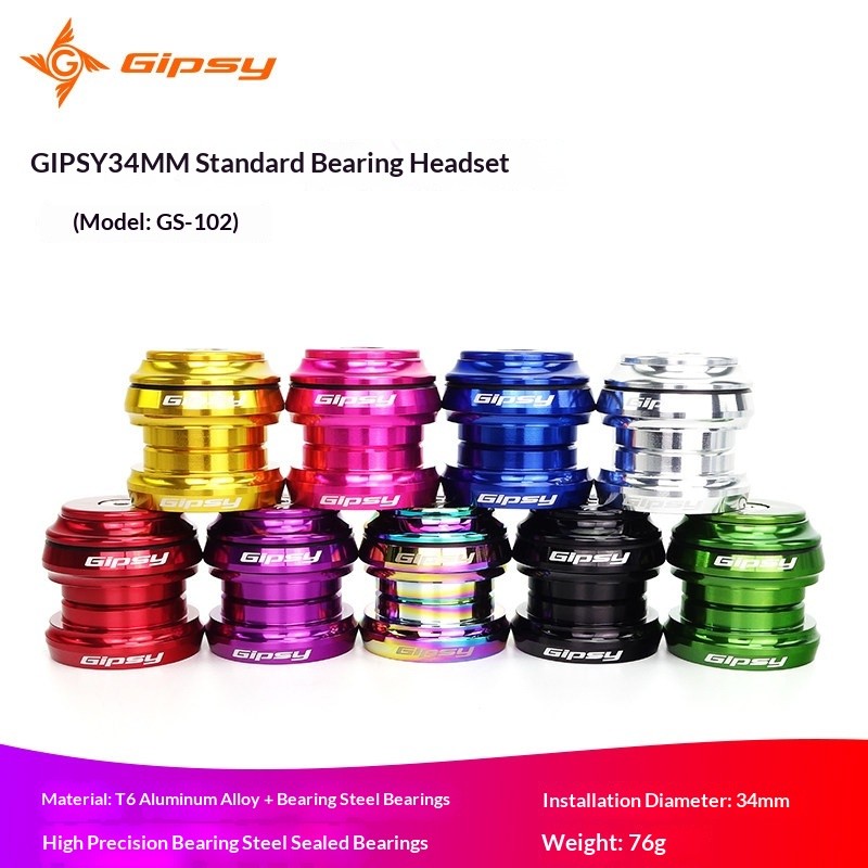 GIPSY 34mm Wheel GS-102 - Hợp kim nhôm dành cho xe tay ga, hỗ trợ cân băng cho trẻ em