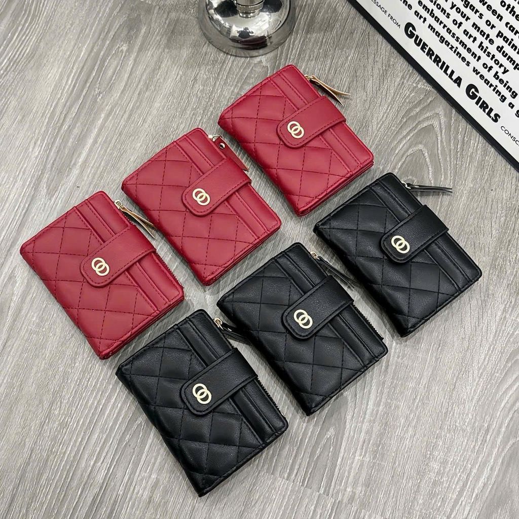 Ví nữ mini da trần trám nhiều ngăn phong cách trẻ trung năng động . C87 SHOP