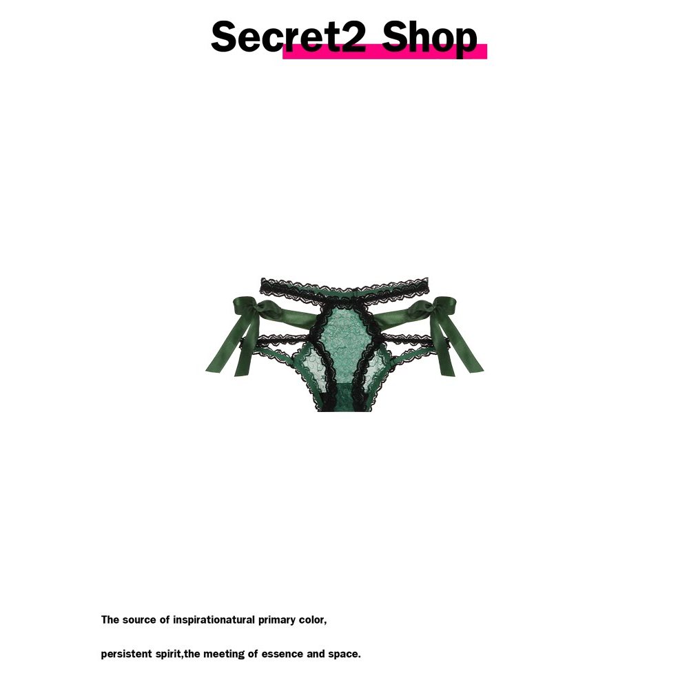 Mới 2 Xanh Mori Girl Hot Girl Playful Ren nơ Mặc ren