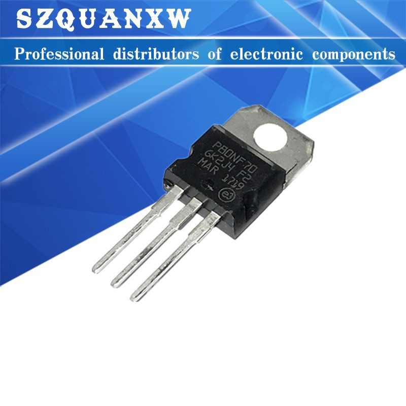 10 Cái / Lô STP80NF70 P80NF70 TO-220 80NF70 MOSFET