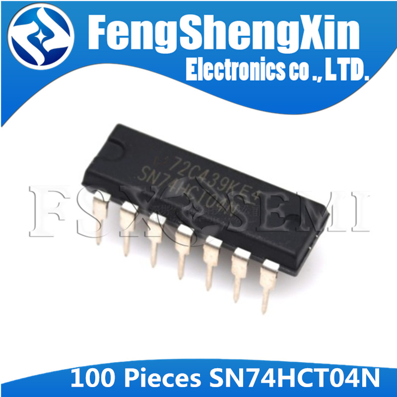 100 chiếc SN74HCT04N DIP-14 74HCT04 DIP SN74HCT04 DIP14 74HCT04N HEX INVERTERS IC