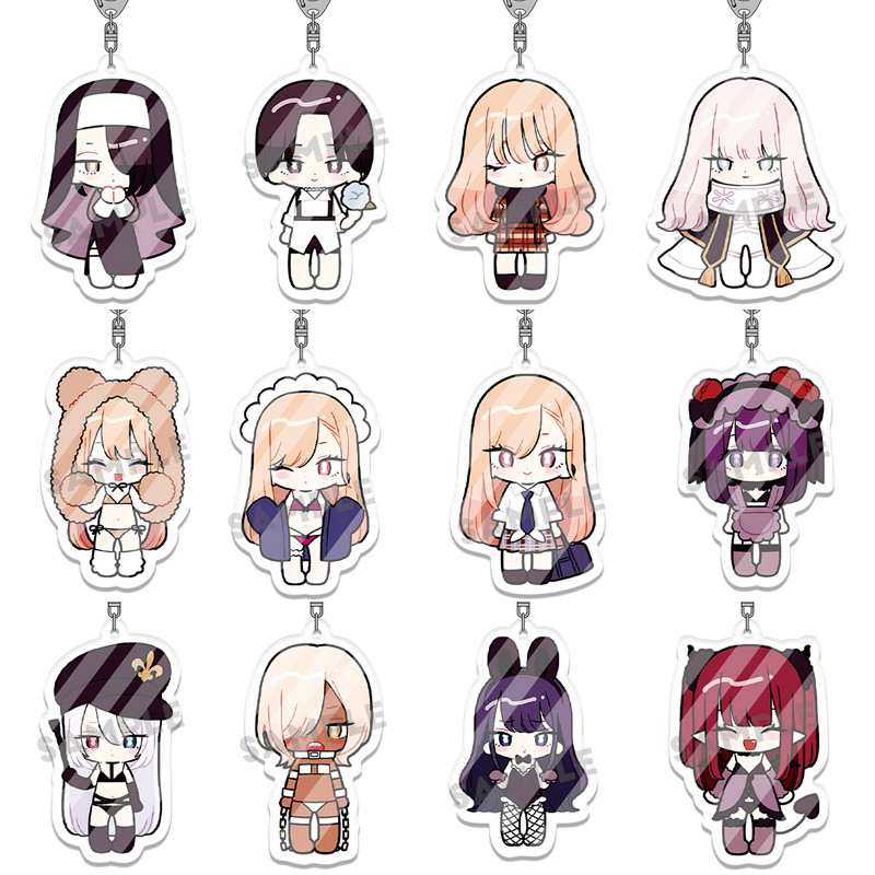New Design Anime Girls Marin Kitagawa All Cosplay SD Cute Kawaii Acrylic Keychain Keyring