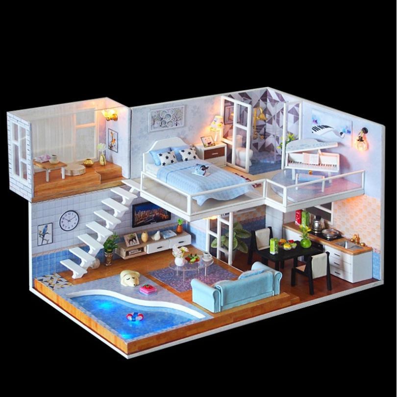 Mô hình nhà DIY Doll House M016, XiuXiu DIY Store