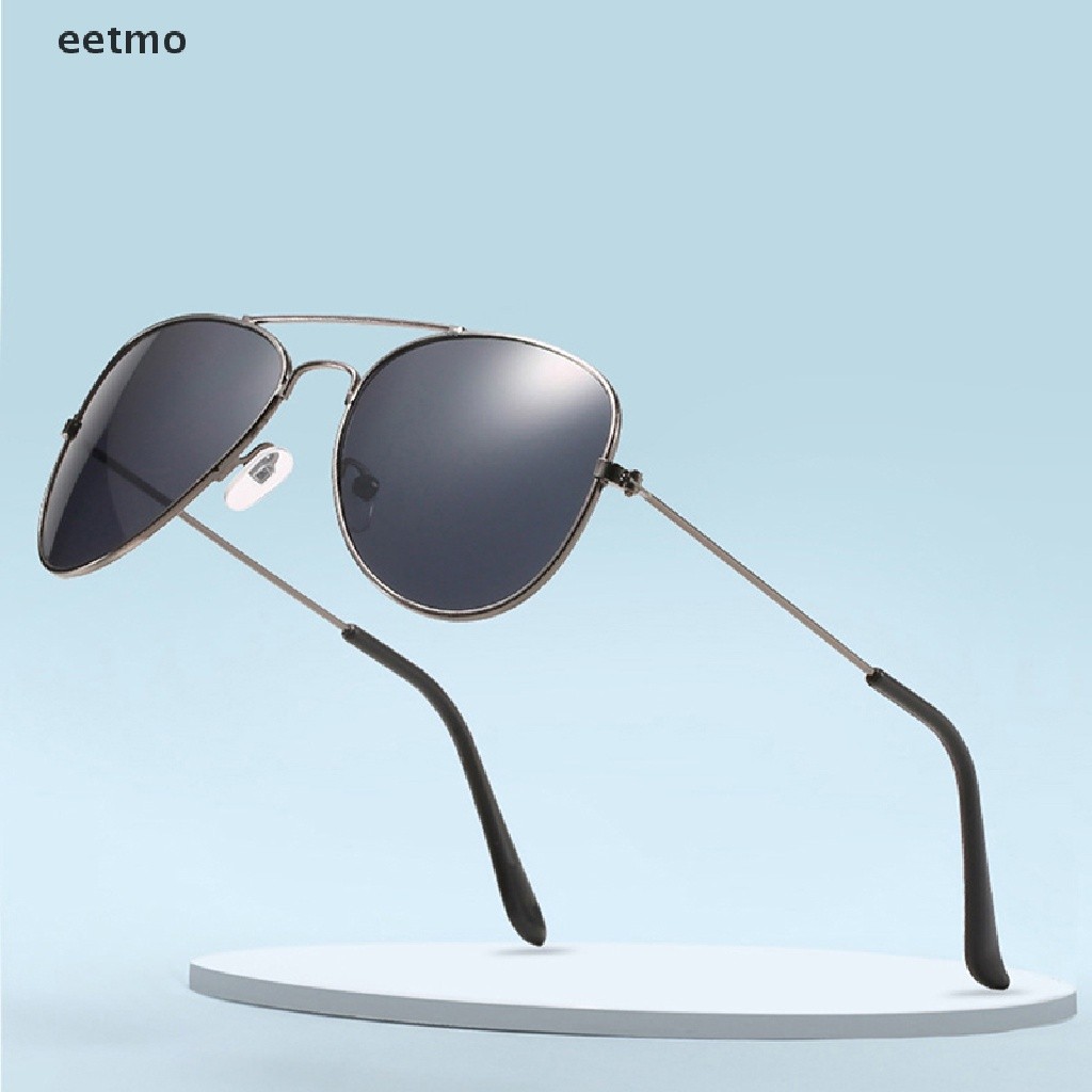 JT3 [eetmo] Unisex Trẻ Em Aviators Kính Mát UV400 Kính Trẻ Em Cổ Điển Thời Trang SG