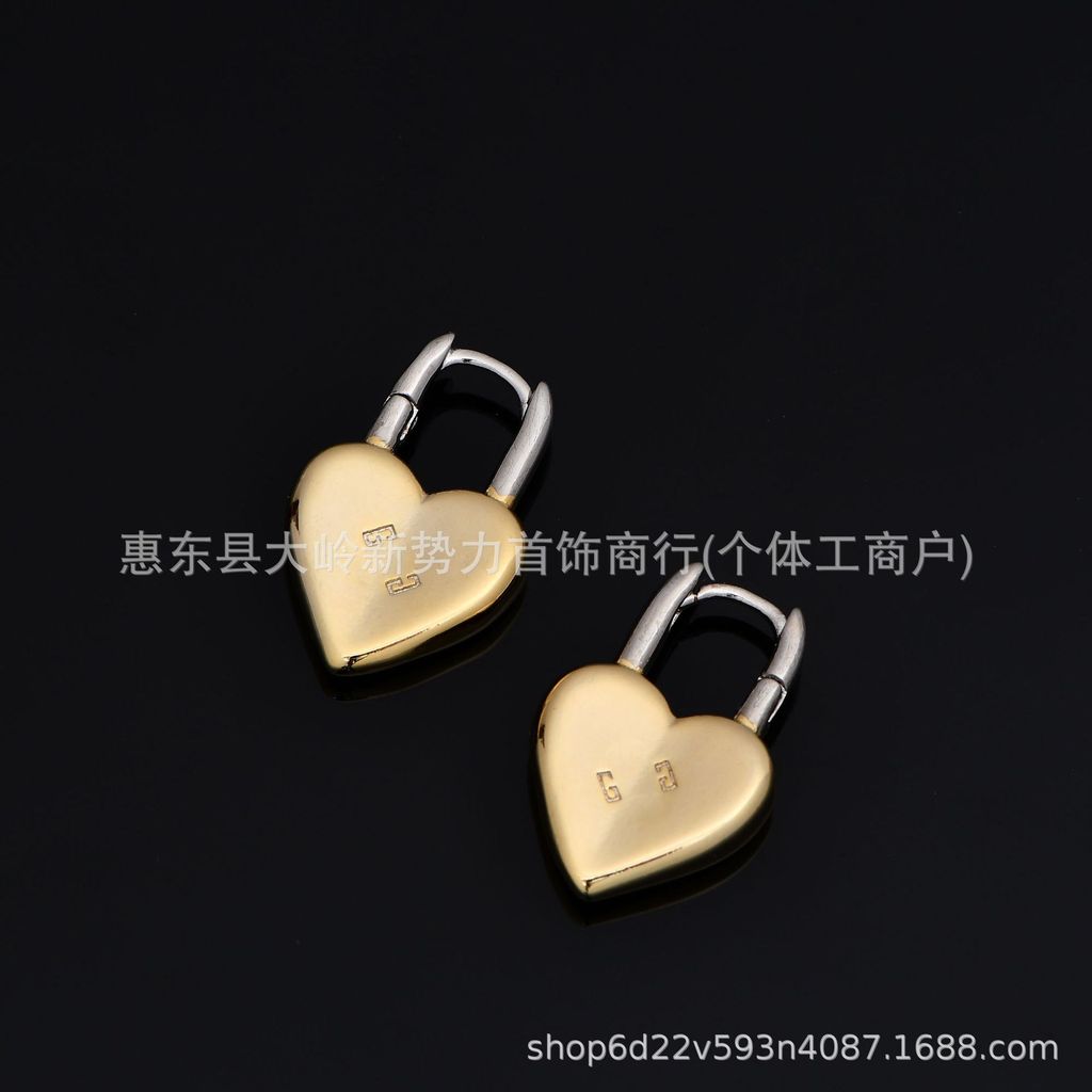 Bông Tai Phong Cách Mới Đơn Giản Bộ Vòng Tay Jijia Cổ Điển Tình Yêu Phong Cách Mới Nóng Phong Cách 2