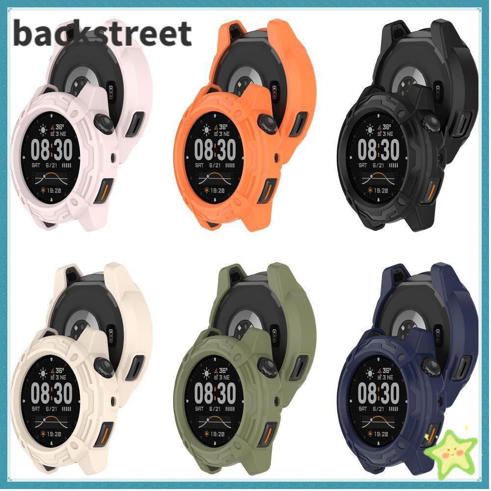 BACKSTREYF Bảo vệ, Bảo vệ màn hình TPU mềm, Ốp lưng khung chống trầy xước rỗng cho phụ kiện đồng hồ 