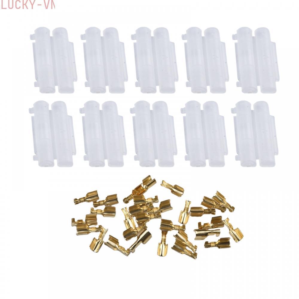 Fuse Holder Black Crimp Equipment Set White 10pcs Accessories Bike Quad