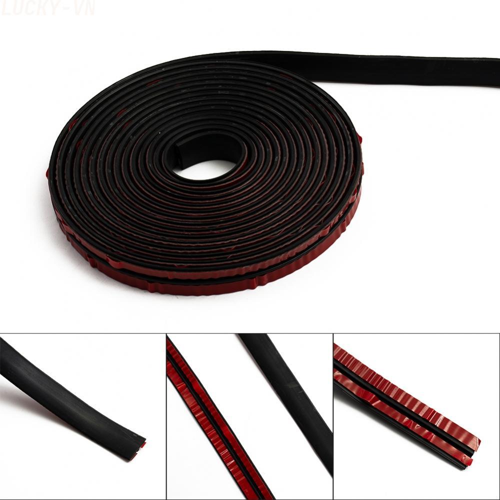 Rubber Seal Strip EPDM Black Rear triangle Car Windshield 3Meter*1.5cm Useful