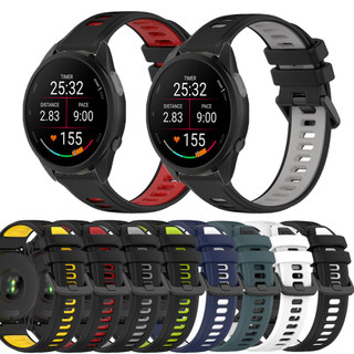 Dây đeo silicon mềm 18mm 20mm 22mm cho Garmin Forerunner 70 / 170 265 255 245 255S 265S 245M 645 645M 55 158 165 Âm nhạc 970 570 42mm 47mm Màu sắc phù hợp với dây đeo tay thể thao Vòng đeo tay