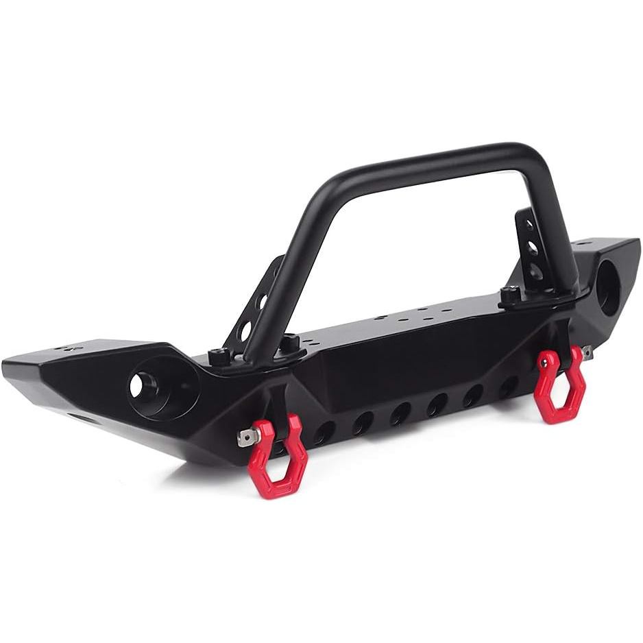 INJORA RC Cản Trước Kim Loại Cản Trước Có Đèn Led Cho 1 / 10 RC Bánh Xích Trục SCX10 90046 SCX10 III