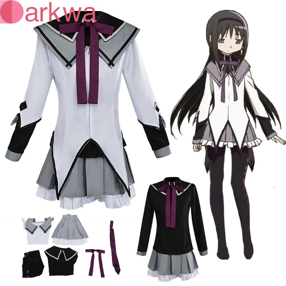 DARKWA Akemi Homura cosplay bộ trang phục vớ