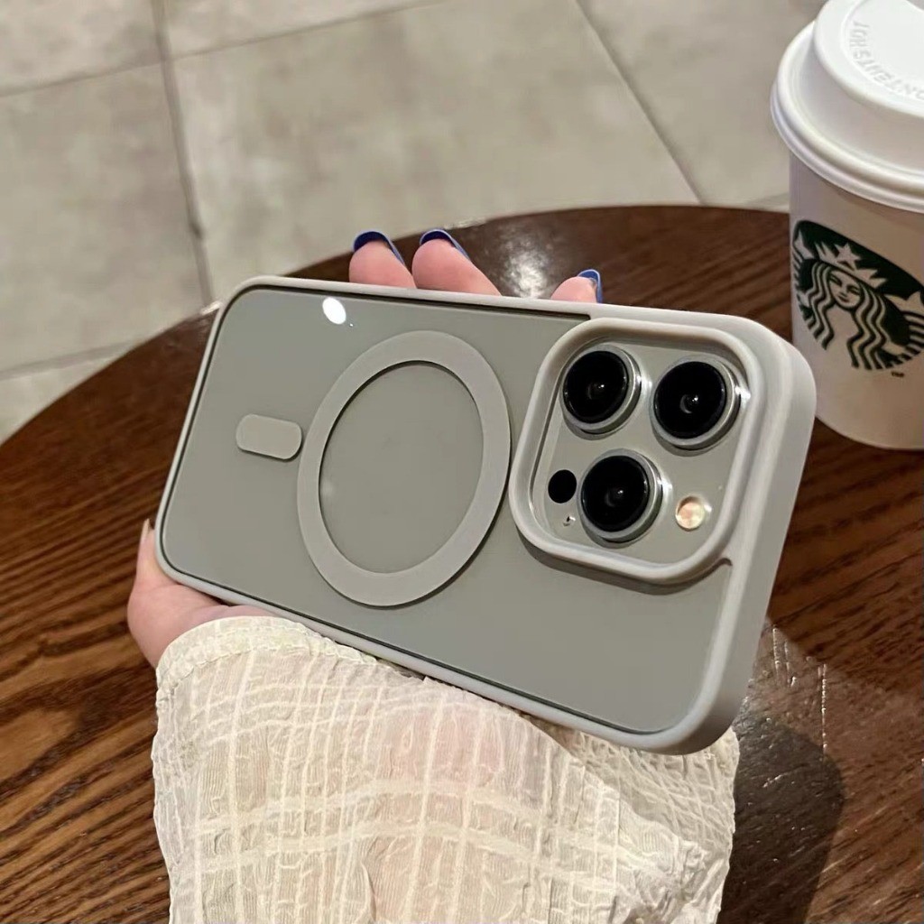 Ốp Lưng Từ Tính Acrylic Iphone 16, IP 16 Pro, IP 16 Plus, IP 16e, IP 16 Pro Max ... Lưng trong suốt,