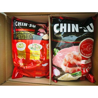 Thùng (6 Gói) Hạt Nêm Chin-Su 1,8kg Tôm Thịt - Thơm Ngon, Đậm Đà Phù Hợp Cho Quán Ăn