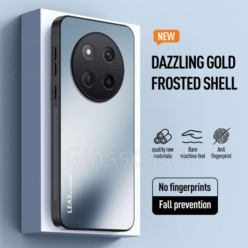 5G Mờ Màu Dazzling PC Matte Chống Sốc Chống Vân Tay Trường Hợp Bảo Vệ Ống Kính Ốp điện thoại Cho Hon