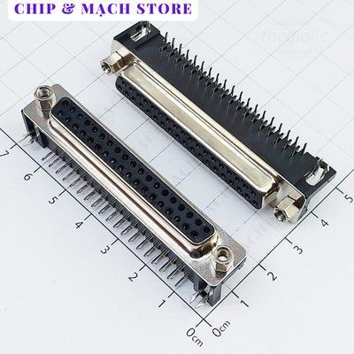 [2 Cái]- Cổng DB37 Cái 37 Chân Cong 90 Độ 2 Hàng Hàn PCB Chip & Mạch Store