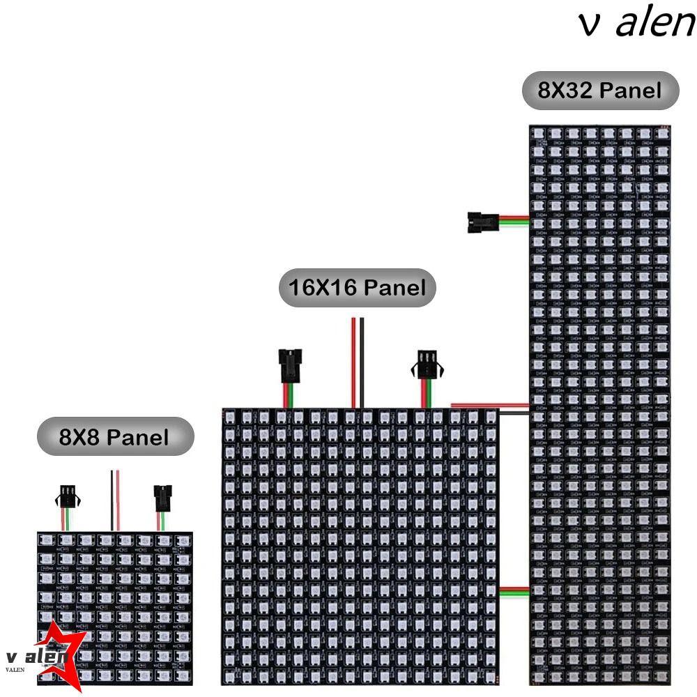 STYRX Pixels Led Panel DC5V Đèn LED RGB có thể định vị riêng WS2812B 8x8 16x16 8x32 WS2812 Đèn bảng 