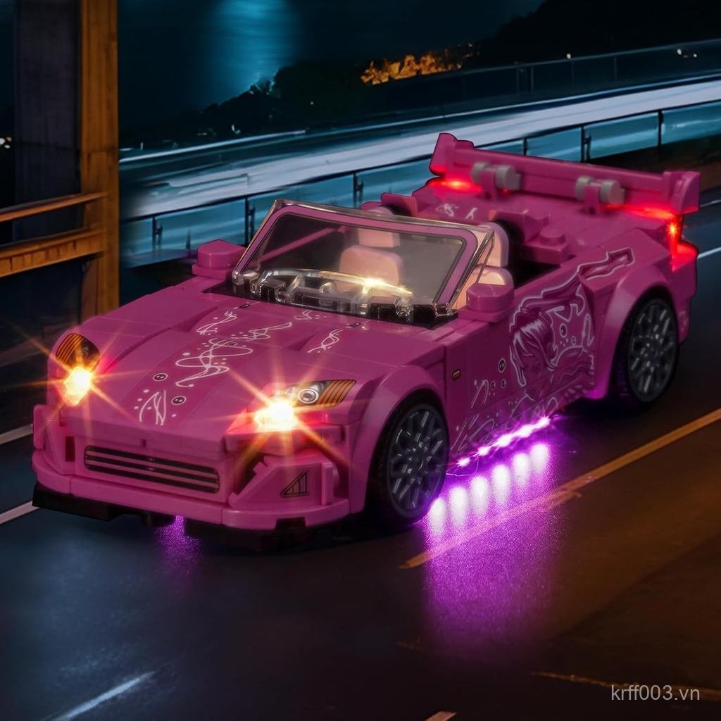 Đèn LED chiếu sáng Tương thích với Lego 77241 Speed Champions 2 Fast 2 Furious Honda S2000, Bộ đèn t